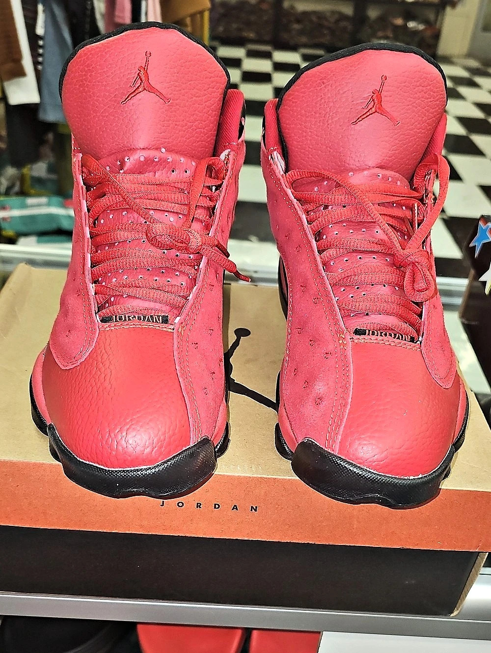 Jordan Air Jordan 13 Retro 'Red Flint' Red & Black Sneakers